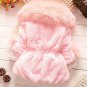 Rsslyn Luxury Lavander Coats for Child Super Soft Jackets for Baby Girls