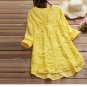 Rsslyn Linen Blouses for Women Yellow Blouse Fashion Trend Summer Tops for Women