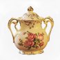 Rsslyn Vintage Candy Jars with 2 Handles Office Table Decoration Rose Design