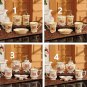 Rsslyn 5pcs/SET New Bathroom Rose Design Beautiful Vintage Collection