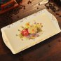 Rsslyn Beautiful Collection Rose Vintage Tray for Kitchen Ivory Porcelain Trays