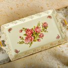 Rsslyn 19.6 Inches Golden Ivory Tray in a Mansion Vintage Collection