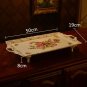 Rsslyn 19.6 Inches Golden Ivory Tray in a Mansion Vintage Collection
