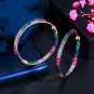 Rsslyn Excellent Hoop Earrings for Women Grade AAA CZ
