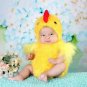 Rsslyn Cute Baby Props for Newborn Duckling Baby Chick Romper and Hat