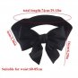 Rsslyn New Large Bow Royal Blue Belt for Women Bridesmaids Blue Belts