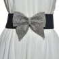 Rsslyn Large Silver Bow Belts for Women Bridesmaids Belts