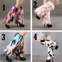 Rsslyn New Fashion Trend Leg Warmers Fluffy Furry Socks White and Black Color