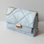 Rsslyn Golden Shoulder Bags for Women Plaid Design Chain Purses