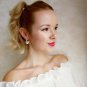 Rsslyn Fashion Earrings Elegant Silver Heart Earrings with Hoop Earrings