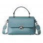 Rsslyn Free Shipping Small Shoulder Bags for Women Blue Leather Bags