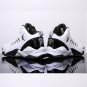 Rsslyn White Sneakers for Tween Boys Embroidered Basketball Player White Shoes for Men