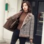 Rsslyn Fashion Lambswool Jacket for Women New Plaid Jackets