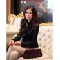 Rsslyn White Blouses for Women Ruffled Tops for Women Faux Silk Tees Office Blouses