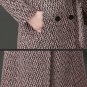 Rsslyn Long Trench Coats for Women Long Wool Overcoats with Herringbone Pattern