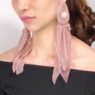 Rsslyn Long Pink Earrings for Women Fashion Earrings