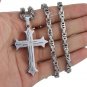 Rsslyn Cross Necklace for Men and Boys Solid Stainless Steel Necklaces