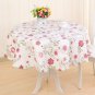Rsslyn Floral Table Cover for Date Night Waterproof Table Cover for Round Tables