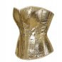 Rsslyn Faux Leather Golden Corset for Women Adjustable Waist Shaper