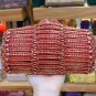Rsslyn Elegant Purple Clutch for Women Purple Motif Wedding Bags Luxury Bags for Women