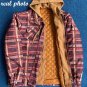 Rsslyn S-8XL Plus Size Plaid Coat Hooded Jacket for Men Padded Winter Coat for Boys