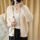 Rsslyn Vintage Cream Sweaters for Women Cream Cardigan for Teenage Girls