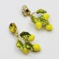Rsslyn Clip Earrings for Women Fashion Yellow Earrings
