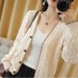 Rsslyn Lacy Sweaters for Women Pretty Cream Cardigan for Girls Fashion Tops for Women