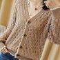 Rsslyn Lacy Sweaters for Women Pretty Cream Cardigan for Girls Fashion Tops for Women