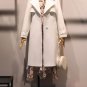 Rsslyn New Fashion Trend Blue Trenchcoats for Women Elegant Blue Coats LMF24-503 Elegant Woman