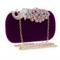 Rsslyn Blue Clutch Bags for Women Peacock Designer Bags