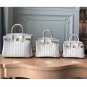 Rsslyn Free Shipping Top Fashion Designer Handbags Genuine Leather Handbags with Padlock