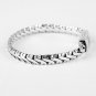Rsslyn Stainless Steel Bracelets for Men Rope Chain Unisex Charming Silver Bracelets