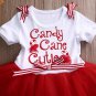 Rsslyn New Christmas Baby Dress with Matching Headband Candy Canes Baby Outfit