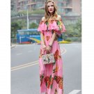 Rsslyn Fashion Designer Pineapple Dress Luxury Dresses for Luxury Women Pineapple Prints