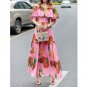 Rsslyn Fashion Designer Pineapple Dress Luxury Dresses for Luxury Women Pineapple Prints