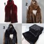 Rsslyn Real Mink Fur Scarf for Men and Women Very Very Soft in Texture Genuine Mink Scarf