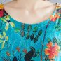 Rsslyn Super Loose Linen Dress Pregnant Dress Turquoise Dress for Plus Size Woman Cotton Material