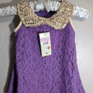 Rsslyn SALE Low Price Preemie Dress Lacy Dress Purple Dress for Newborn Baby Shower Gift