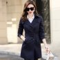 Rsslyn Free CC Brooch for Red Trenchcoat Beautiful Color Red Trench Coat Spring Blazer Coats