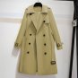 Rsslyn Fashion Trench Coats with Belt Windbreaker Elegant Coats for Women Spring Coat