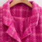 Rsslyn Luxury Crop Top Jackets for Women Hotpink Jackets Hot Pink Blazers Hotpink Jacket