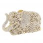 Rsslyn Luxury Shoulder Bags for Women Elephant Collection Silver Clutch for Party