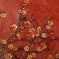 Rsslyn Laptop Bags for Women Genuine Leather Bags Embossed Flowers Red Purses