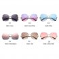 Rsslyn Rimless Blue Sunglasses Geometric Sun Glasses for Women Large Sun Glasses