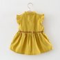 Rsslyn Infant Baby Girls Dress Pink Dress for Infant Girls Outfit with Leather Belt