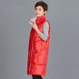 Rsslyn Fashion Black Vests for Women Turtleneck Vest Duck Padded Long Winter Jackets