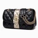 Rsslyn Black Shoulder Bags for Luxury Women Free CC Brooch and Free GG Brooch
