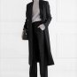 Rsslyn Long Blazers for Women Shoulder Cover Black Overcoats for Women Sizes