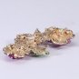 Rsslyn High-Quality Brooches 3 Roses Wedding Brooches Purple Brooch